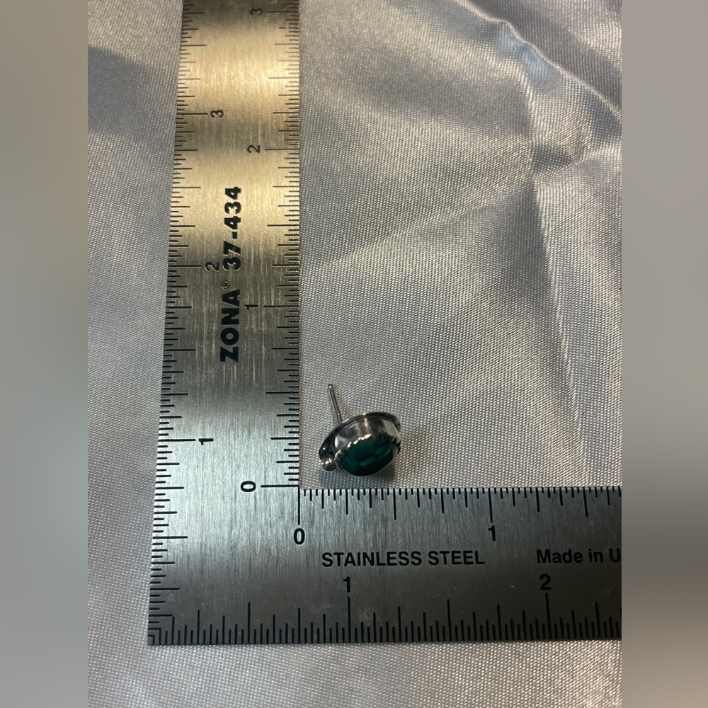 Sterling & Turquoise earrings - Picture 8 of 8